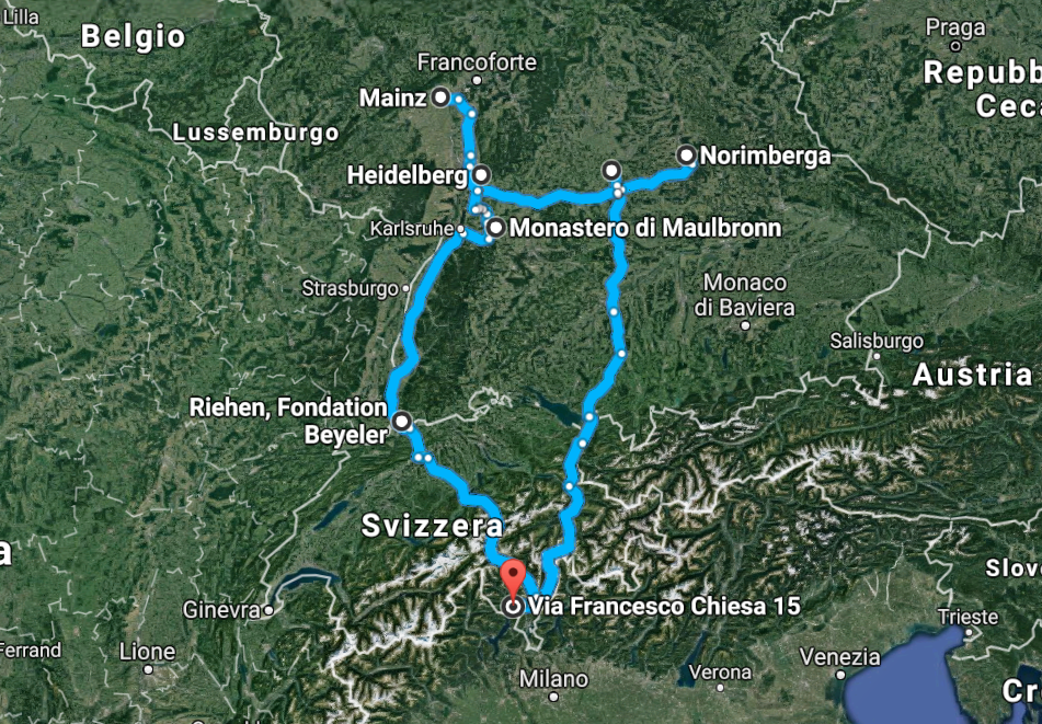 La gita su Google Maps