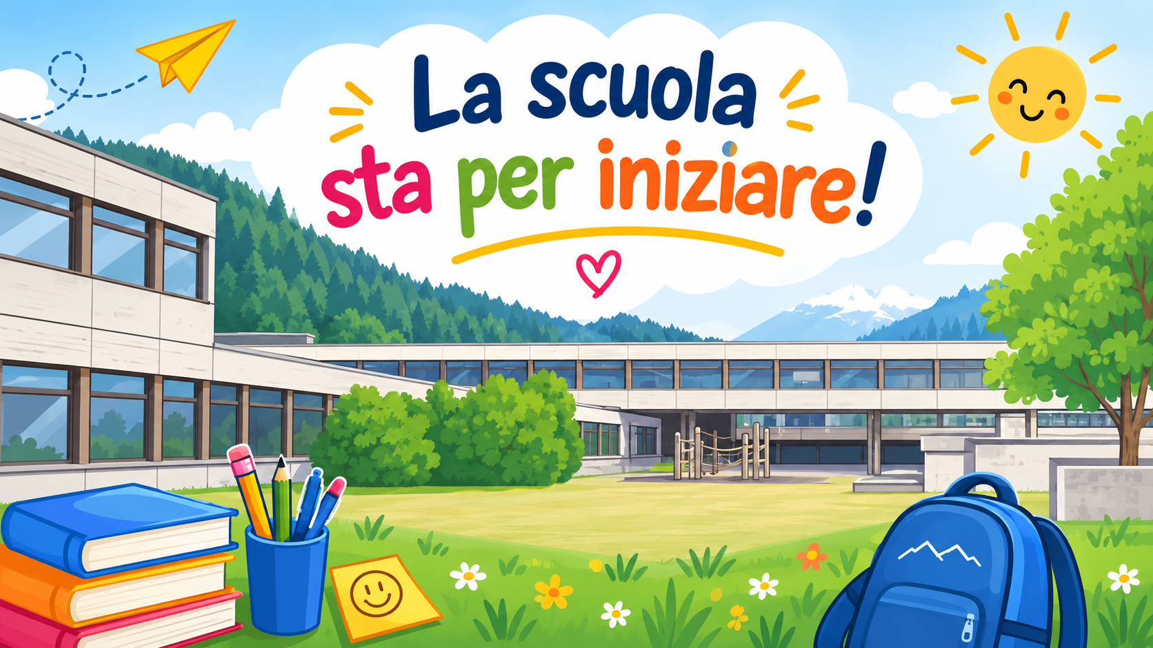 La scuola sta per iniziare!