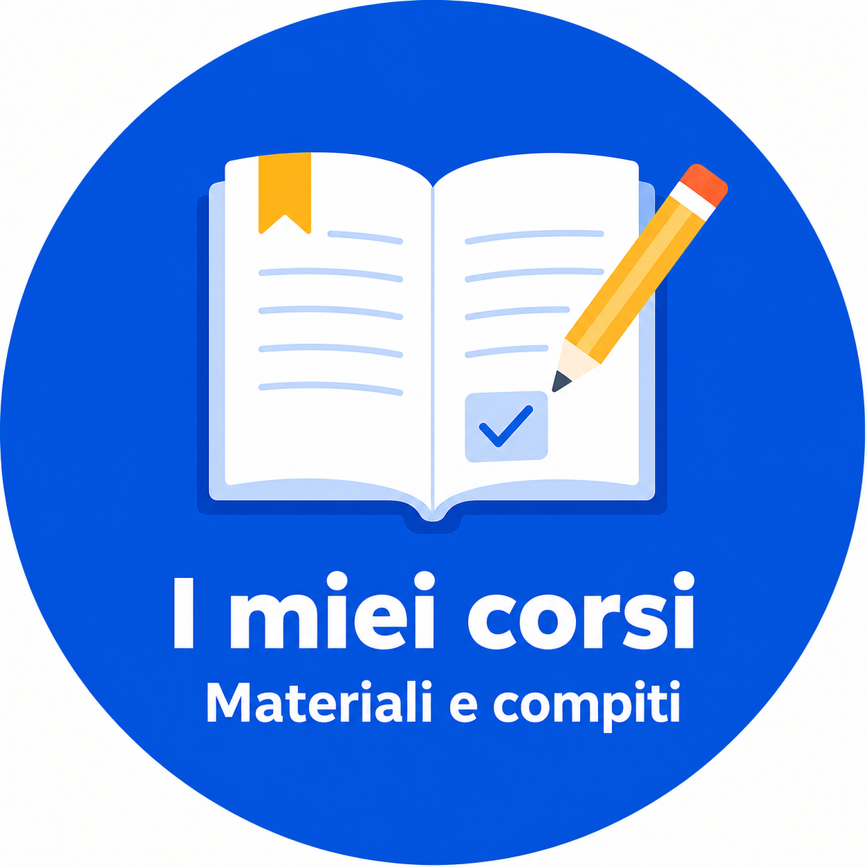 I mieri corsi: materiali e compiti